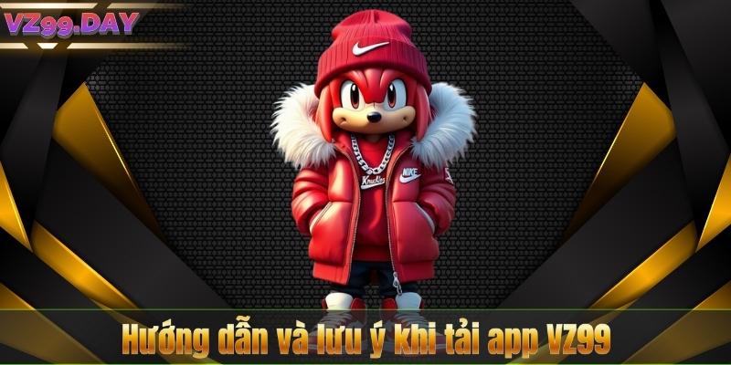 Hướng dẫn và lưu ý khi tải app VZ99